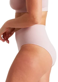 Best Ambra Bare Essentials Soft Tones Recycled Nylon Midi Brief Lilac Taupe