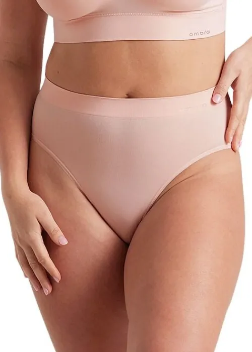 Sale Ambra Bondi Bare Soft Tones Hi Cut Brief Pink