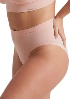 Sale Ambra Bondi Bare Soft Tones Hi Cut Brief Pink