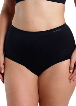 Fashion Ambra Curvesque Full Brief Black