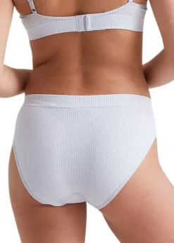 Fashion Ambra Organic Cotton Rib Hi Cut Brief