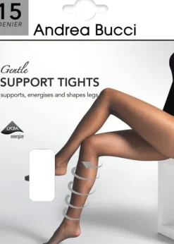 Cheap Andrea Bucci 15 Denier Gentle Support Tights Barely Black
