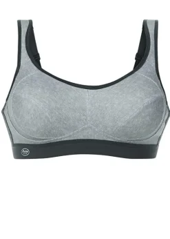 Hot Anita Care Post Mastectomy Extreme Control Bra Grey Heather