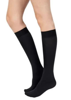 Store Aristoc 80 Denier Opaque Smooth Knee Highs Black
