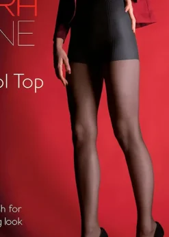 Cheap Aristoc Ultra Shine Control Top Tights Vaguely Black