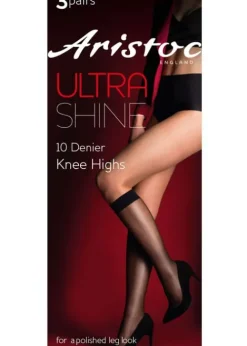 New Aristoc Ultra Shine Knee Highs 3Pp