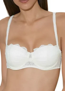 Cheap Aubade A L Amour Moulded Bandeau Bra Nacre