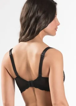 Hot Aubade Belle D Ispahan Comfort Full Cup Bra Or Noir