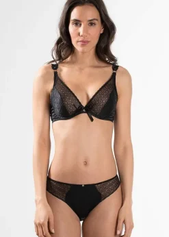 Best Sale Aubade Femme Plunging Triangle Bra Black