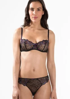 Store Aubade Femme Romantique Half Cup Bra Noir Venus