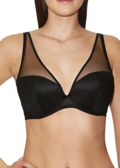 Discount Aubade Nudessence Comfort Triangle Plunge Bra Black