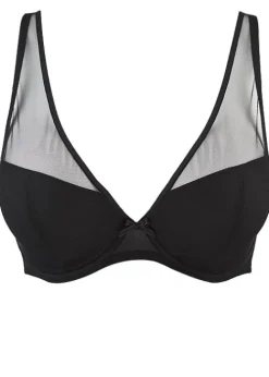 Discount Aubade Nudessence Comfort Triangle Plunge Bra Black