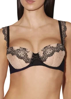 Sale Aubade Passion Nocturne Half Cup Bra Natural Black