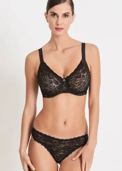 Online Aubade Rosessence Comfort Full Cup Bra Black