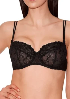Discount Aubade Wandering Love Balconette Bra Black