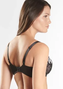Clearance Aubade Wandering Love Contrasting Comfort Half Cup Bra Parisienne