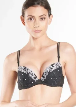Store Aubade Wandering Love Contrasting Plunge Bra Parisienne