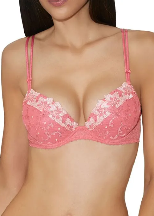 Hot Aubade Wandering Love Pink Plunge Bra Dream Pink
