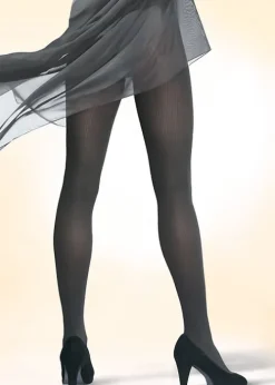 Best Sale Bahner Stripes Ribbed Support Tights