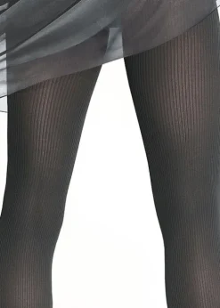 Best Sale Bahner Stripes Ribbed Support Tights