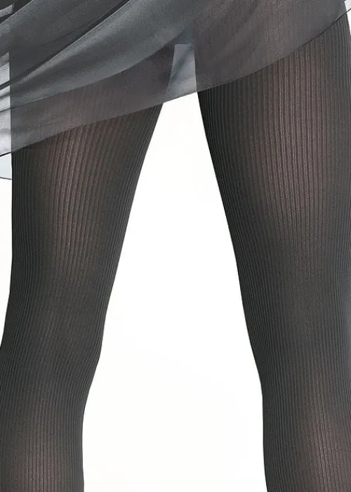 Best Sale Bahner Stripes Ribbed Support Tights