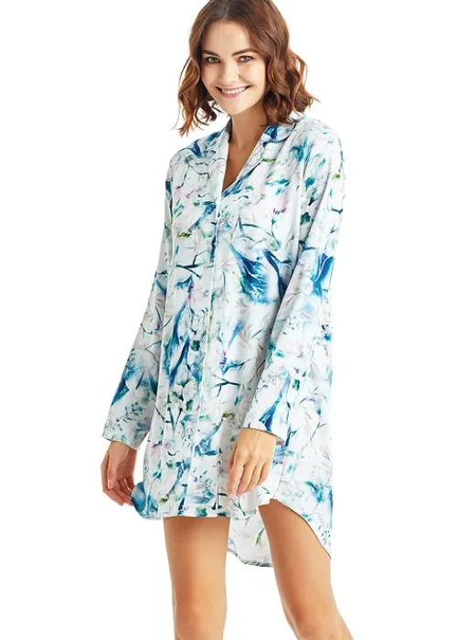 Best Sale Blackspade Blooming Flower Nightshirt Blooming Print
