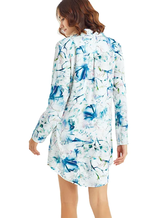 Best Sale Blackspade Blooming Flower Nightshirt Blooming Print