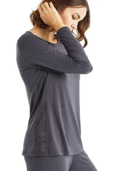 Online Blackspade Charcoal Powder Classic Long Pyjama Set Anthracite