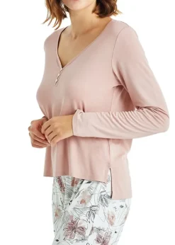 Cheap Blackspade Nature Lover Long Pyjama Set Soft Pink