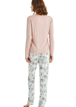 Cheap Blackspade Nature Lover Long Pyjama Set Soft Pink