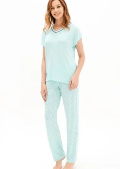 Shop Blackspade Point Dot Pyjamas Mint Point