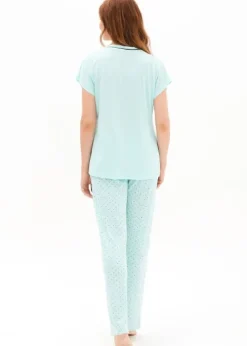 Shop Blackspade Point Dot Pyjamas Mint Point