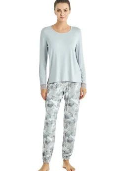Fashion Blackspade Winter Vibes Cuffed Long Pj Set Winter Grey