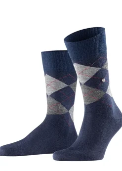 New Burlington Edinburgh Socks Dark Navy
