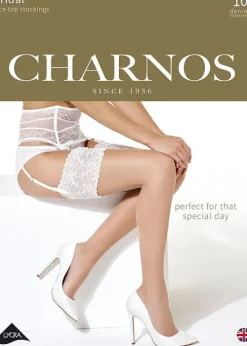 Hot Charnos Bridal Lace Top Stockings