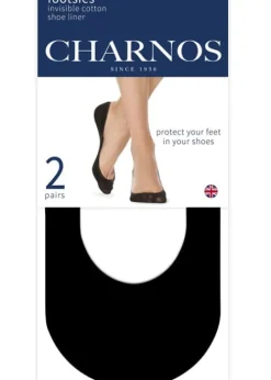 New Charnos Invisible Cotton Shoe Liner 2Pp
