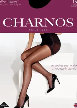 Fashion Charnos Killer Figure Hourglass Control Tights Black