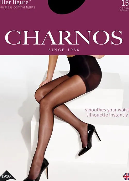 Fashion Charnos Killer Figure Hourglass Control Tights Black