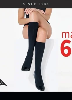 Cheap Charnos Opaque 60 Denier Matt Knee Highs Black