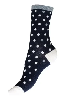 Discount Charnos Snowflake Gift Set Socks 3 Pair Pack Socks Navy Mix
