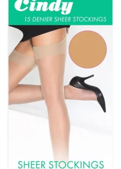 Cheap Cindy 15 Denier Sheer Stockings Diamond