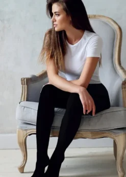 New Couture Cotton Supersoft Tights Black