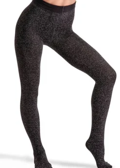 Cheap Couture Fashion Fleece Lurex Tights