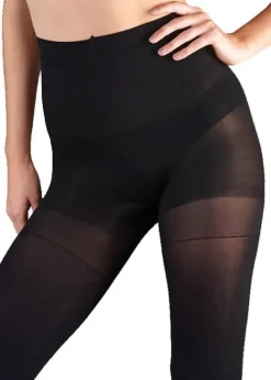 New Couture Shapers 50 Tum Bum And Thigh Opaque Tights Black
