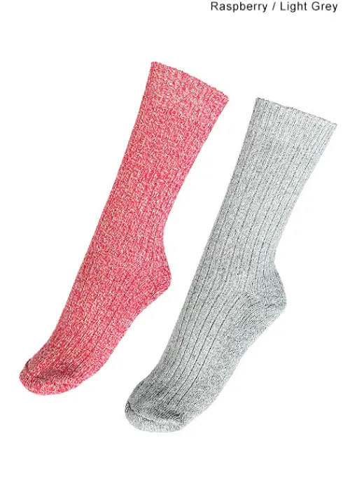 Online Couture Womens Boot Socks 2Pp