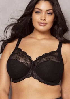 Sale Elomi Meredith Underwired Banded Bra Black