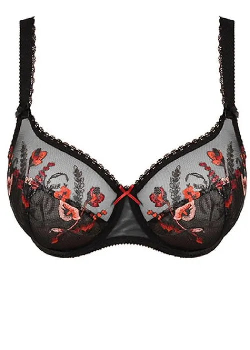 Cheap Empreinte Ashley Underwired Low-Necked Bra Noir