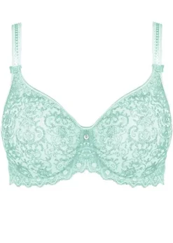 Best Empreinte Cassiopee Lace Underwired Bra Blue Tendre