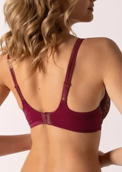 Outlet Empreinte Cassiopee Lace Underwired Bra Grenat