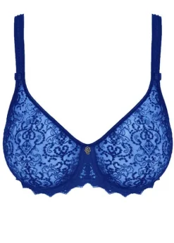 Sale Empreinte Cassiopee Lace Underwired Bra Caribbean Blue